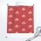 Maple Leaf Red Canada Hockey Flag Winter White Custom Printed Fabric by Spoonflower Various Fabrics by the Yard or Fat Quarter